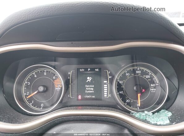 1C4PJLCB6GW110598 2016 JEEP CHEROKEE Белый Вид задних сидений
