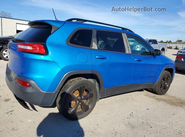 1C4PJLCB6JD544801 2018 JEEP CHEROKEE Синий Задняя правая четверть