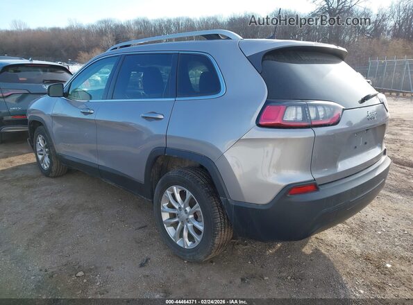 1C4PJLCB9KD222302 2019 JEEP CHEROKEE Silver უკანა მარცხენა