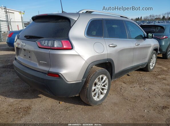 1C4PJLCB9KD222302 2019 JEEP CHEROKEE Silver უკანა მარჯვენა