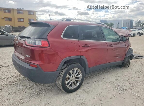 1C4PJLCBXKD160358 2019 JEEP CHEROKEE Бордовый Задняя правая четверть