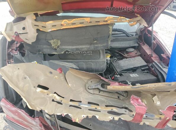 1C4PJLCBXKD160358 2019 JEEP CHEROKEE Бордовый Вид подкапотного пространства