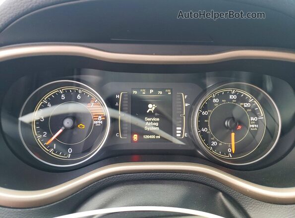 1C4PJLCS8GW233495 2016 JEEP CHEROKEE White Widok zestawu wskaźników