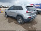 2019 Jeep Cherokee Limited Fwd Серебряный vin: 1C4PJLDB0KD403044