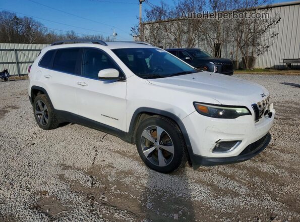 1C4PJLDB4KD195931 2019 JEEP CHEROKEE White Delantero derecho