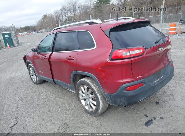 1C4PJLDB7HW525865 2017 JEEP CHEROKEE Red Tył lewy
