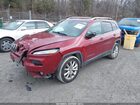 2017 Jeep Cherokee Limited Fwd Red vin: 1C4PJLDB7HW525865