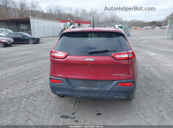 1C4PJLDB7HW525865 2017 JEEP CHEROKEE Red 