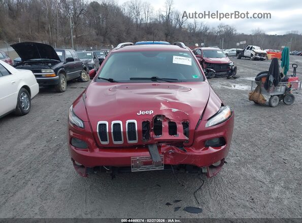 1C4PJLDB7HW525865 2017 JEEP CHEROKEE Red Widok zestawu wskaźników