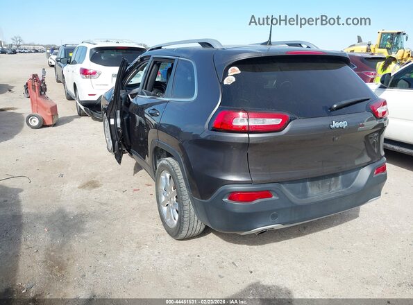 1C4PJLDB8HW539824 2017 JEEP CHEROKEE Серый Задняя левая четверть
