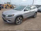 2019 Jeep Cherokee Limited Fwd Silver vin: 1C4PJLDB9KD403043