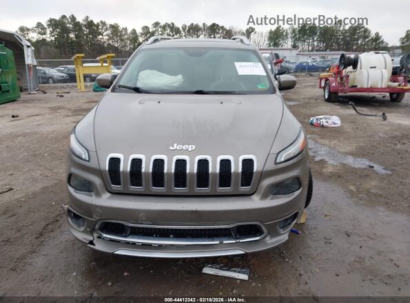1C4PJLJB7HW527393 2017 JEEP CHEROKEE Champagne Вид панели приборов