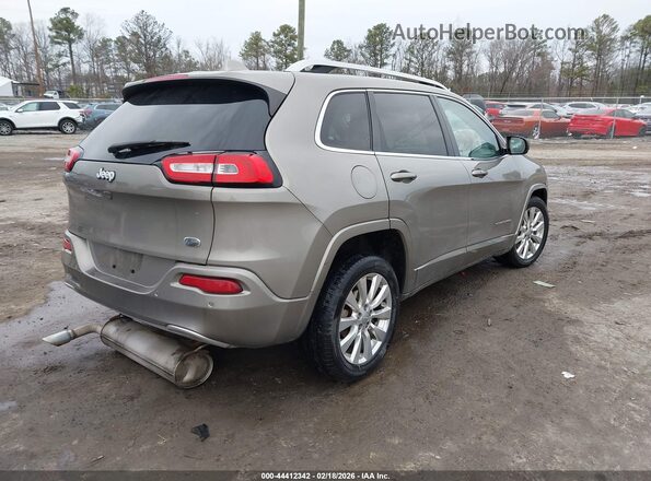 1C4PJLJB7HW527393 2017 JEEP CHEROKEE Champagne Задняя правая четверть