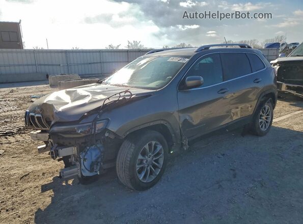 1C4PJLLB5KD154760 2019 JEEP CHEROKEE Коричневый Передняя левая четверть