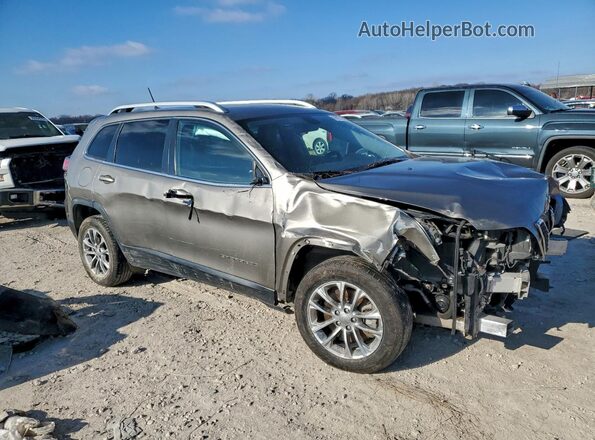 1C4PJLLB5KD154760 2019 JEEP CHEROKEE Коричневый Передняя правая четверть