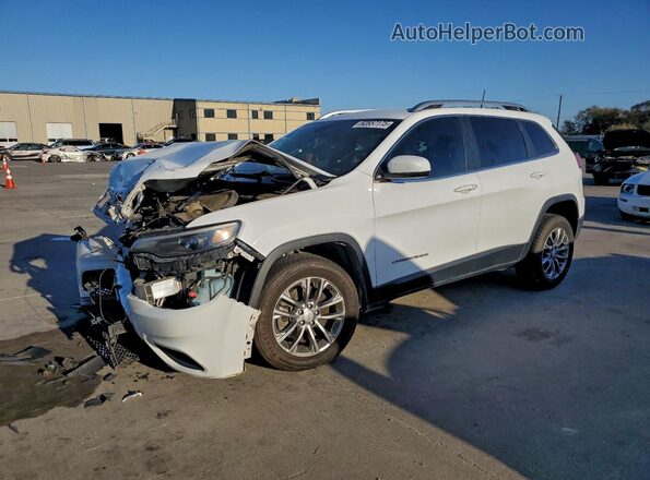 1C4PJLLB6MD112097 2021 JEEP CHEROKEE White Vista tres cuartos delantera izquierda