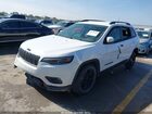 2019 Jeep Cherokee Altitude Fwd White vin: 1C4PJLLB8KD369971