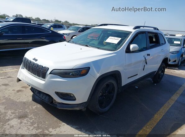 1C4PJLLB8KD369971 2019 JEEP CHEROKEE White Vista tres cuartos delantera izquierda