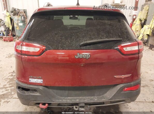1C4PJMBB7HW632942 2017 JEEP CHEROKEE Красный 
