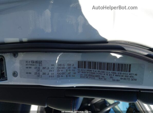 1C4PJMBS6GW130955 2016 JEEP CHEROKEE Белый Вид подкапотного пространства