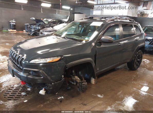 1C4PJMBSXGW322797 2016 JEEP CHEROKEE Серый Передняя левая четверть
