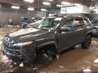 2016 Jeep Cherokee Trailhawk Серый vin: 1C4PJMBSXGW322797