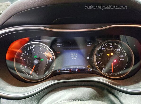 1C4PJMBX9MD206896 2021 JEEP CHEROKEE Black Widok zestawu wskaźników