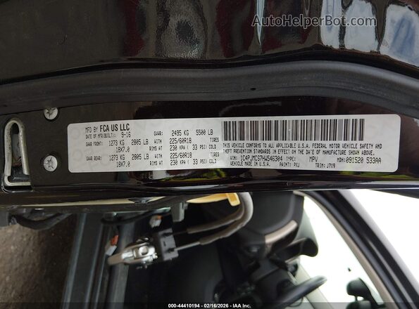 1C4PJMCS7HW546304 2017 JEEP CHEROKEE Черный Вид подкапотного пространства