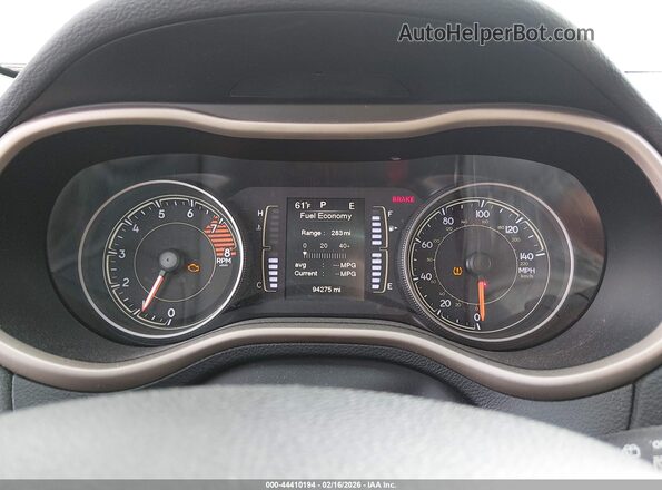 1C4PJMCS7HW546304 2017 JEEP CHEROKEE Черный Вид задних сидений