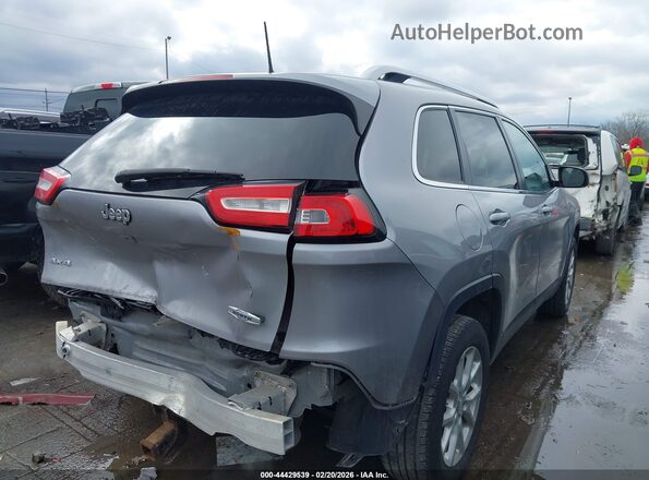 1C4PJMCX4JD569343 2018 JEEP CHEROKEE Серый Задняя правая четверть