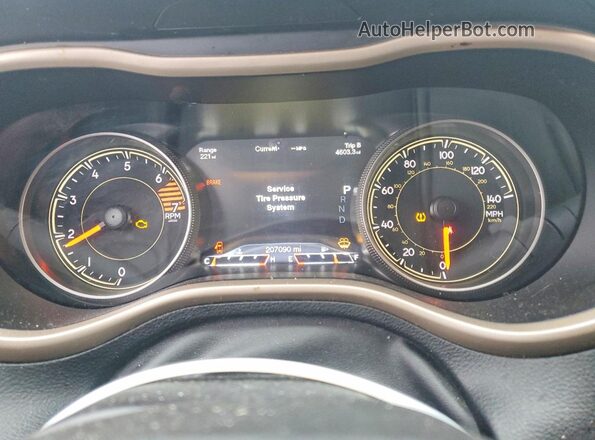 1C4PJMDB5JD564400 2018 JEEP CHEROKEE Black Widok zestawu wskaźników