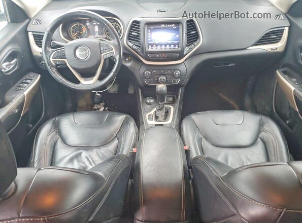 1C4PJMDB5JD564400 2018 JEEP CHEROKEE Black Widok deski rozdzielczej