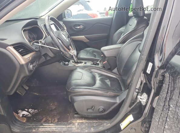 1C4PJMDB5JD564400 2018 JEEP CHEROKEE Black Widok wnętrza z przodu