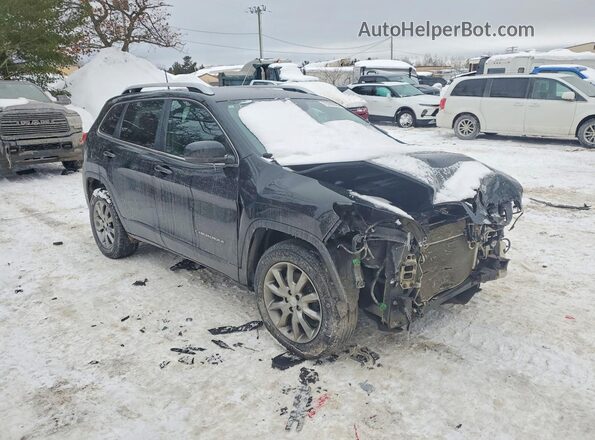 1C4PJMDB5JD564400 2018 JEEP CHEROKEE Black Przód prawy