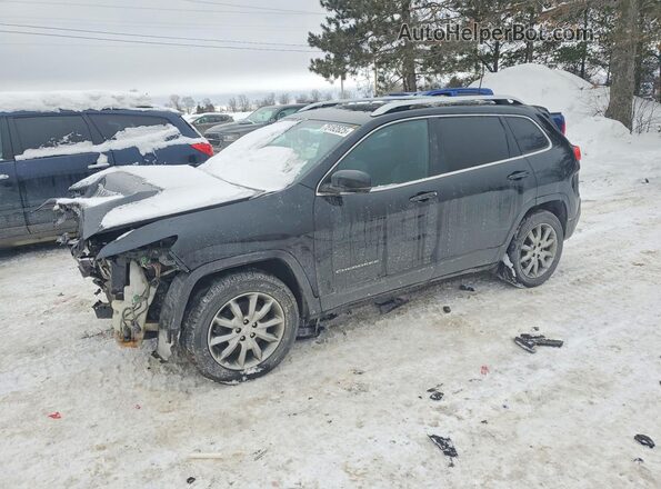 1C4PJMDB5JD564400 2018 JEEP CHEROKEE Black Przód lewy