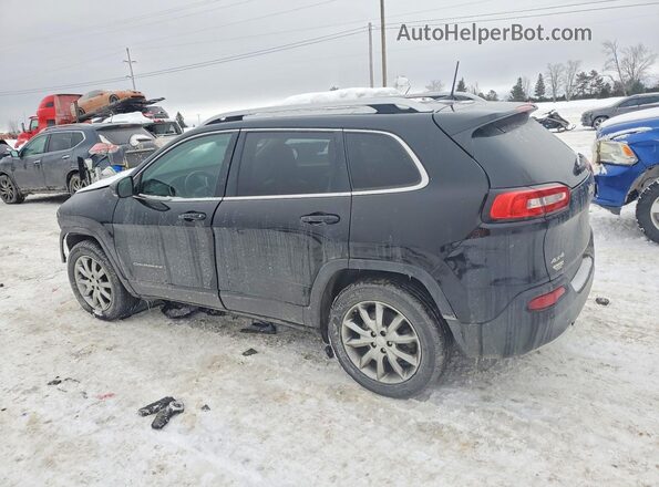 1C4PJMDB5JD564400 2018 JEEP CHEROKEE Black Tył lewy