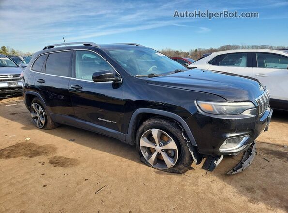 1C4PJMDN2KD320165 2019 JEEP CHEROKEE Black Przód prawy