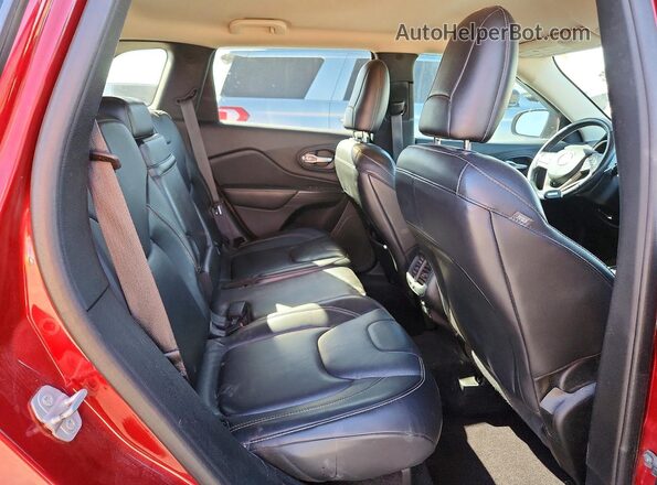 1C4PJMDS7GW318140 2016 JEEP CHEROKEE Красный Вид задней части салона
