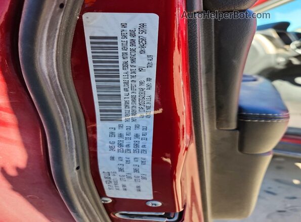 1C4PJMDS7GW318140 2016 JEEP CHEROKEE Красный Вид наклейки с VIN-кодом