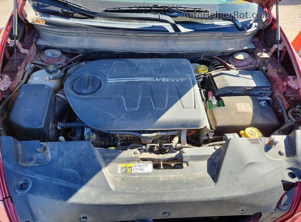 1C4PJMDS7GW318140 2016 JEEP CHEROKEE Красный Вид подкапотного пространства