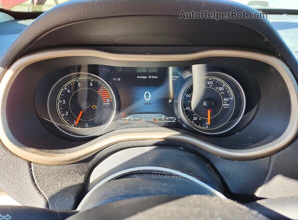 1C4PJMDS7GW318140 2016 JEEP CHEROKEE Красный Вид щитка приборов