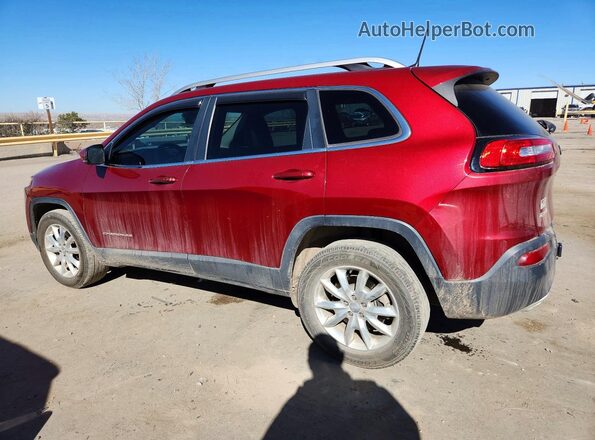 1C4PJMDS7GW318140 2016 JEEP CHEROKEE Красный Задняя левая четверть
