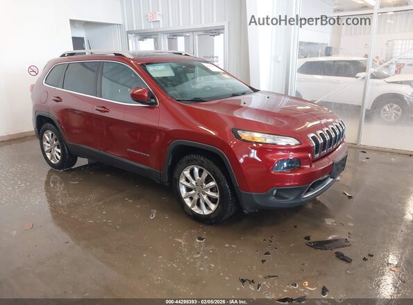 1C4PJMDS8GW270566 2016 JEEP CHEROKEE Red Przód prawy