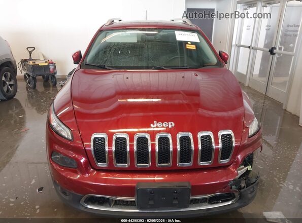 1C4PJMDS8GW270566 2016 JEEP CHEROKEE Red Widok wnętrza z tyłu
