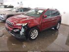 2016 Jeep Cherokee Limited Red vin: 1C4PJMDS8GW270566