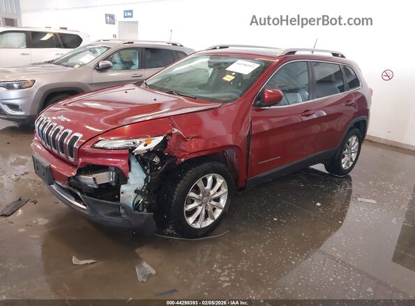 1C4PJMDS8GW270566 2016 JEEP CHEROKEE Red Przód lewy