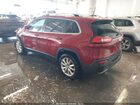 2016 Jeep Cherokee Limited Red vin: 1C4PJMDS8GW270566