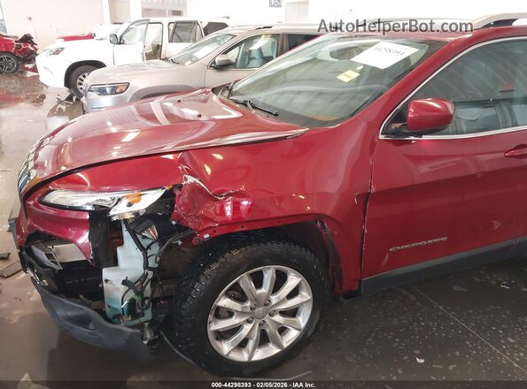 1C4PJMDS8GW270566 2016 JEEP CHEROKEE Red Widok z przodu
