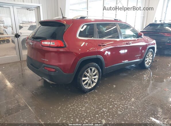 1C4PJMDS8GW270566 2016 JEEP CHEROKEE Red Tył prawy