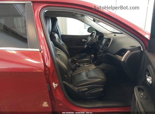 1C4PJMDS8GW270566 2016 JEEP CHEROKEE Red Widok wnętrza z przodu